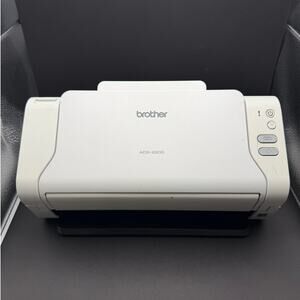Brother ADS-2200 High Speed Color Duplex Scanner Tested No Power Cord